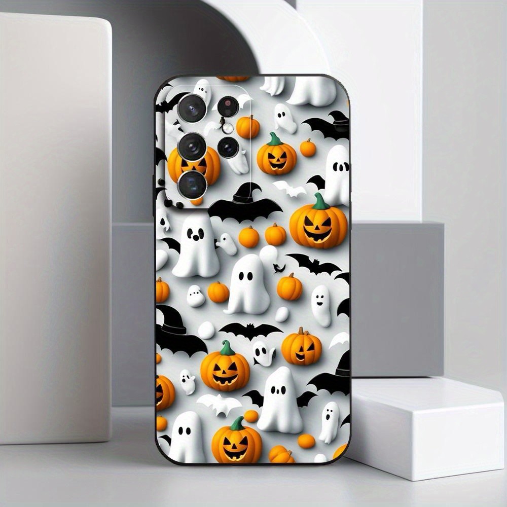 เคสโทรศัพท์ผีฮาโลวีน,กันกระแทกทนทานTPUป้องกันกรณี,การ์ตูนน่ารักออกแบบ,ป้องกันล้อมรอบอย่างเต็มที่Sams