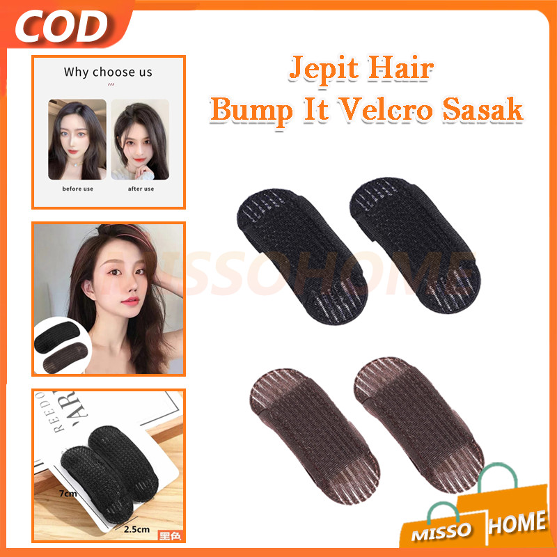 2 ชิ้นผม Volume Enhancer คลิป / ผม Bump It Velcro Saak คลิป / 2 ชิ้น Hair Volume Enhancer คลิปหนาผม 