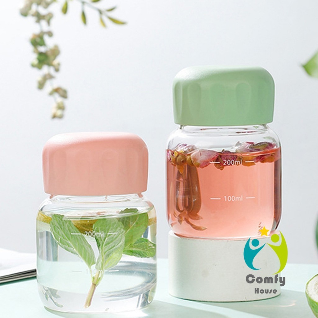 ขวดน้ําขนาดเล็กแบบพกพา น่ารักมินิมอล ใส่นม 200 ml ใส่กาแฟ Portable cup – โปรปัง