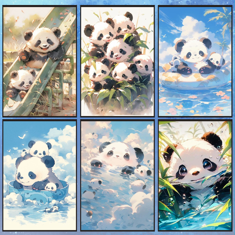 📣พร้อมส่ง📣【Cute Panda】jigsaw puzzle-จิ๊กซอว์-300-1000-ชิ้น- ชิ้นของเด็ก จิ๊กซอว์ไม้ 1000 ชิ้น จิ๊กซอว์ 1000 ชิ้นสำหรับผู้ใหญ่ จิ๊กซอ จิ๊กซอว์ 500 ชิ้น🧩411-11 จิ๊กซอว์ 1000 ชิ้น สำหรับ ผู้ใหญ่ ตัวต่อจิ๊กซอว์ จิ๊กซอว์ การ์ตูน