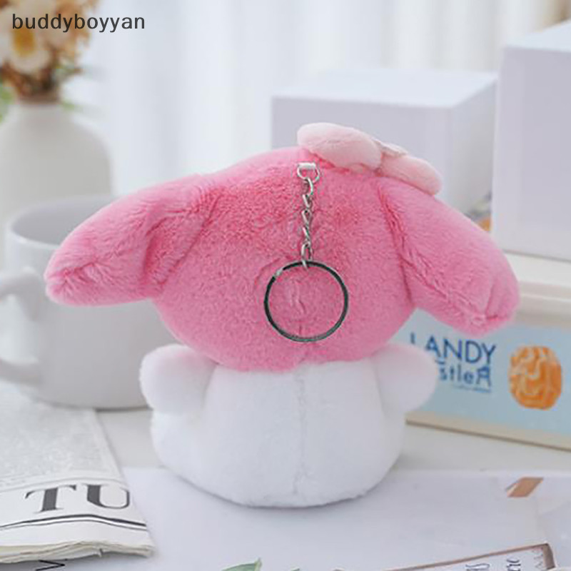 Bbth 14 ซม.ตุ๊กตาตุ๊กตา Sanrio Kuromi Hello Kitty Melody Cinnamoroll หมอนตุ๊กตาพวงกุญแจตุ๊กตาของเล่นจี้สําหรับของขวัญเด็กกระเป๋าตกแต่ง