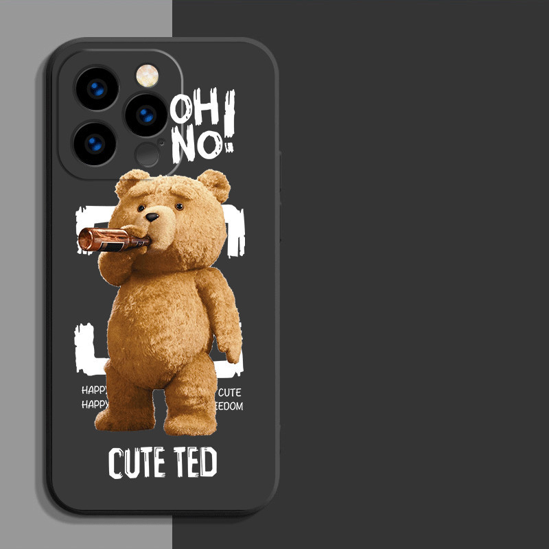 เคสโทรศัพท์มือถือแบบนิ่ม กันกระแทก ลายตุ๊กตาหมี สําหรับ OPPO reno ACE 10X ZOOM Z 2 2Z 2F 3 4 4G 5 PRO 4Z 5Z 4SE 4F 5F reno4Z reno5Z 5G A91 K7 T071TB