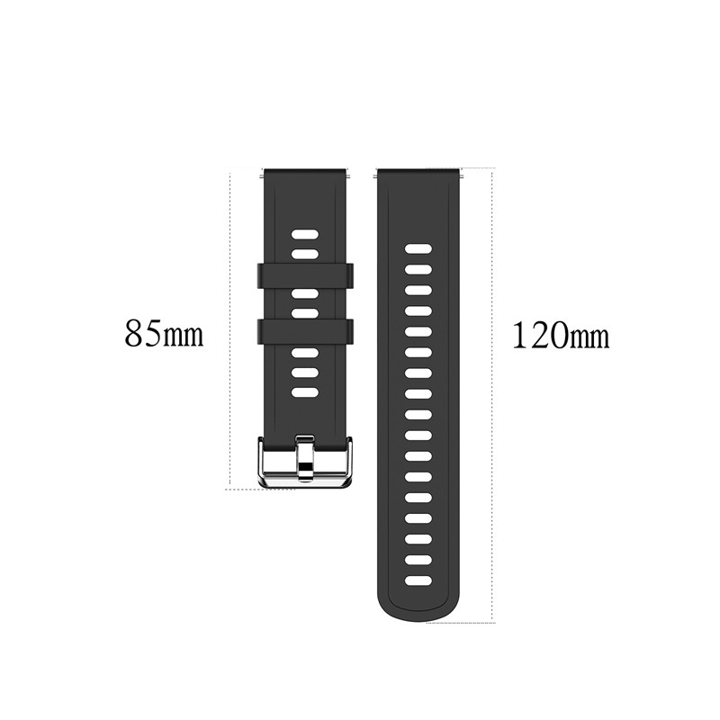สําหรับ TicWatch Pro 3 Ultra GPS สายซิลิโคน TicWatch Pro X สายรัดซิลิโคนระบายอากาศ
