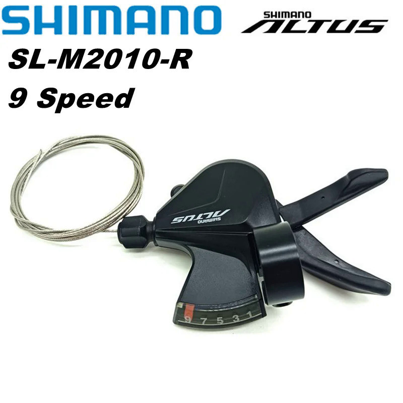 SHIMANO ALTUS SL-M2010-9R ควบคุมเกียร์ 9 สปีด สำหรับ MTB แบบ 1x9, 2x9, 3x9 แท้ อะไหล่จักรยาน