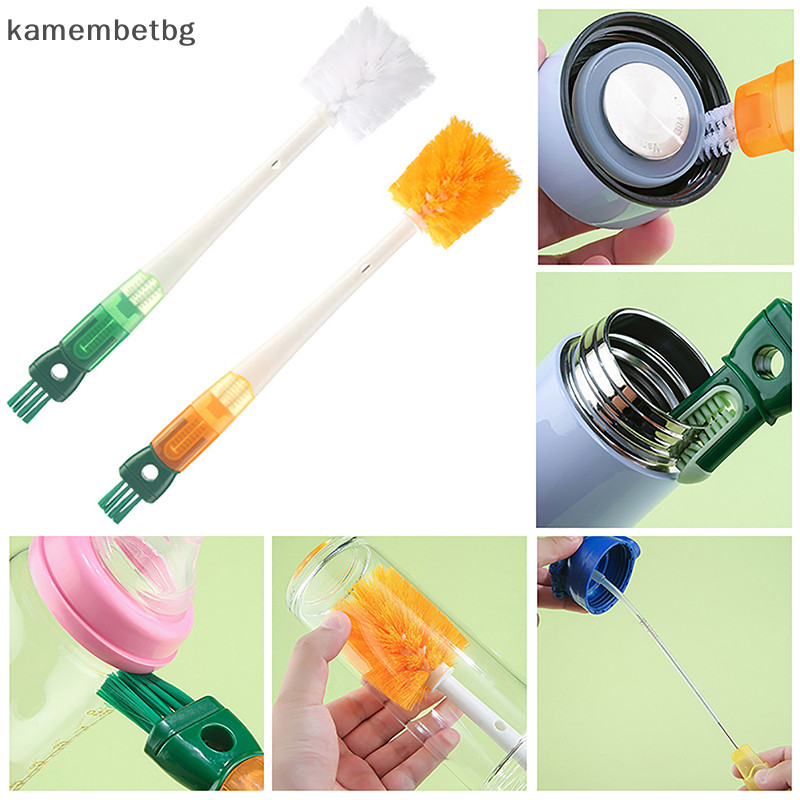 Kamembetbg 5 In1 การ์ตูนขวดชุดแปรงยาวบ้าน al แปรงถ้วยแปรงทําความสะอาดห้องครัวทําความสะอาดอุปกรณ์เสริม TH