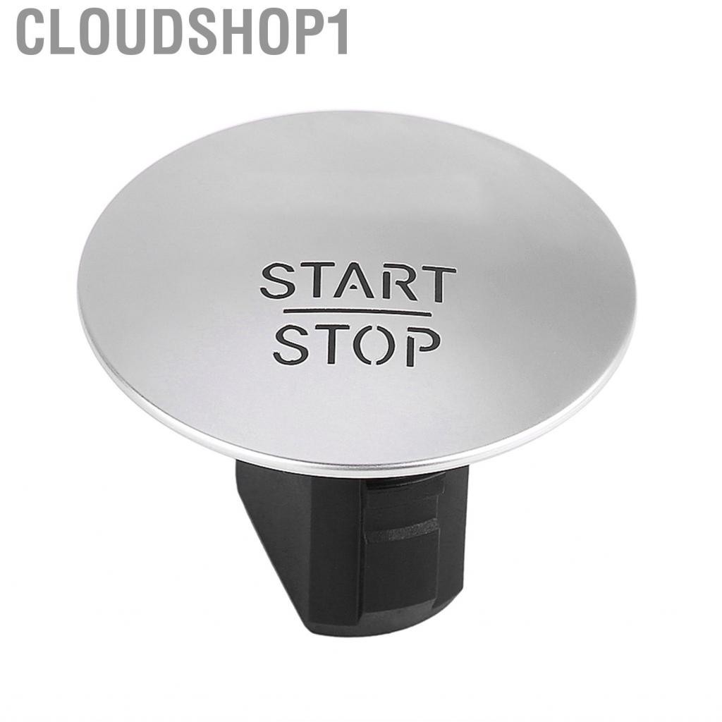 Cloudshop1 เครื่องยนต์ Go Start สวิตช์จุดระเบิด Keyless Stop Push Button สำหรับ 2215450714 Silver