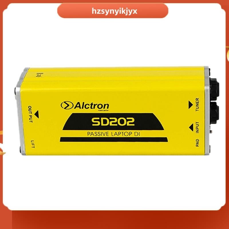 【hzsynyikjyx】Alctron Sd202 กล่องแปลงเอฟเฟคกีตาร์ไฟฟ้า DI Box