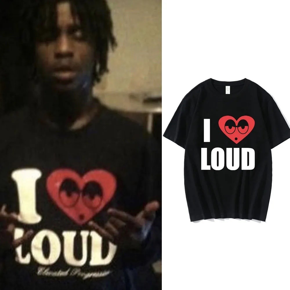 เสื้อยืด พิมพ์ลาย Chief Keef I Love Loud Same สไตล์วินเทจ สําหรับผู้ชาย