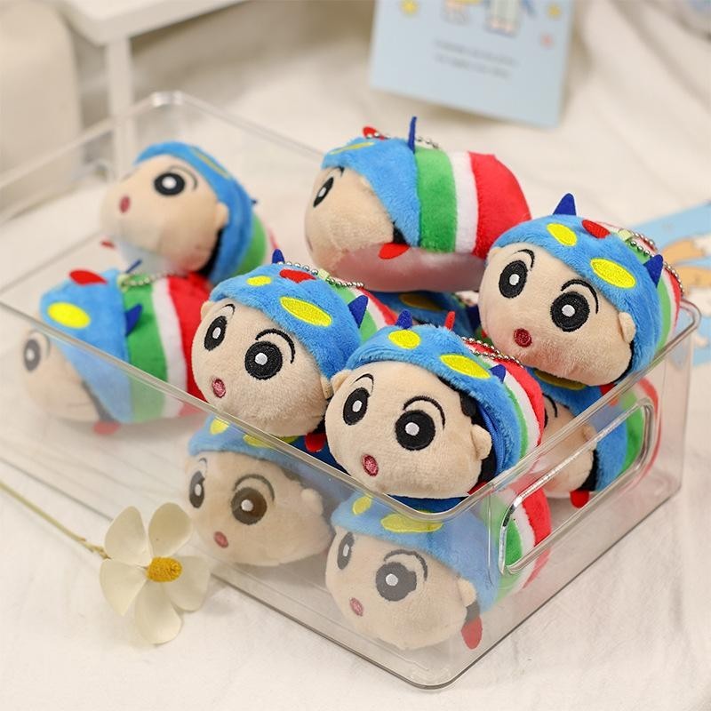 ขายร ้ อนรายการขายร ้ อน Crayon Shin-Chans Plush Mini ตุ ๊ กตาของเล ่ นพวงกุญแจ Kawaii อะนิเมะ Crayon Shin-Chans คุณภาพสูงของขวัญ Cross-Dressing จี ้