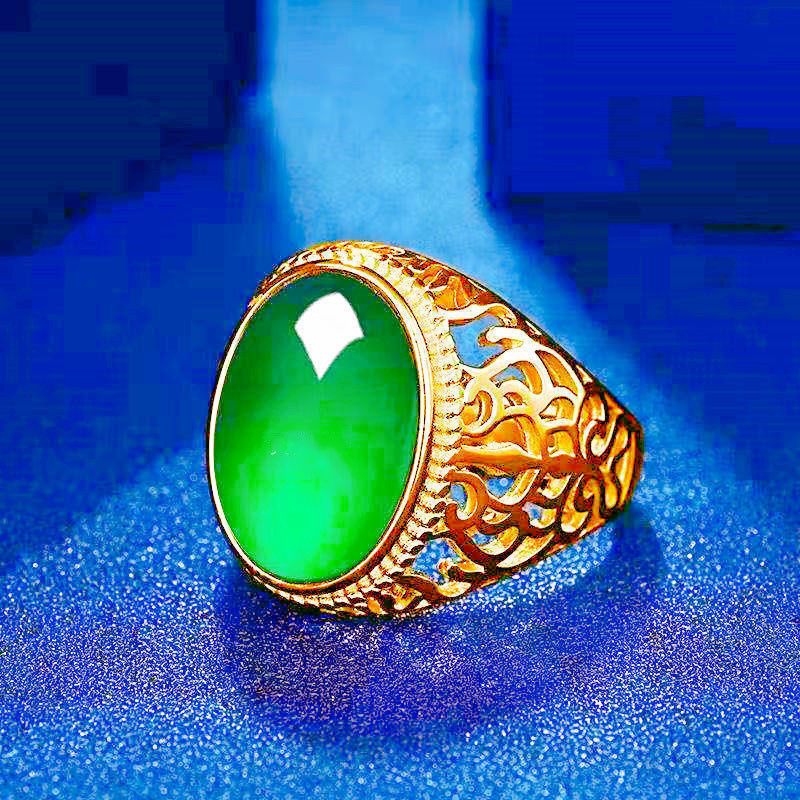 แหวนทอง ประดับพลอย โกเมน สไตล์เกาหลี แหวนผู้หญิง ปรับไซส์ได้ แหวน Garnet Gold Ring แหวนพลอยโกเมน แหวนเงินแท้ แหวนมรกต