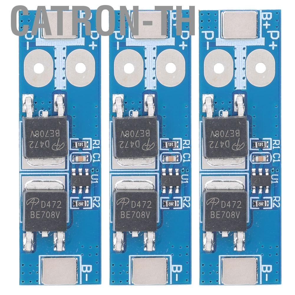 Catron-th 3Pcs Battery Protection Board Lithium Iron Phosphate Discharge Prevention