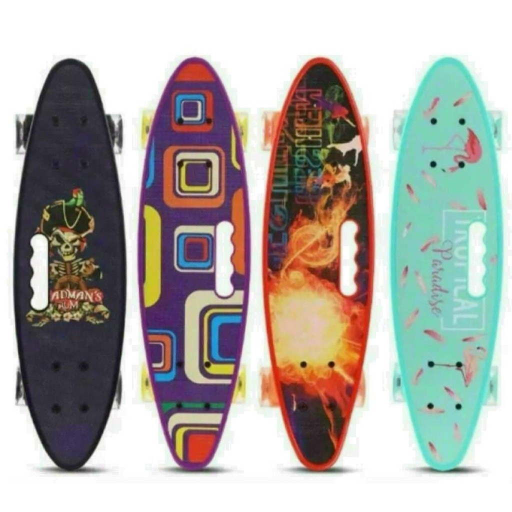 Penny Skateboard พร้อมล้อเรืองแสง - Street Skateboard