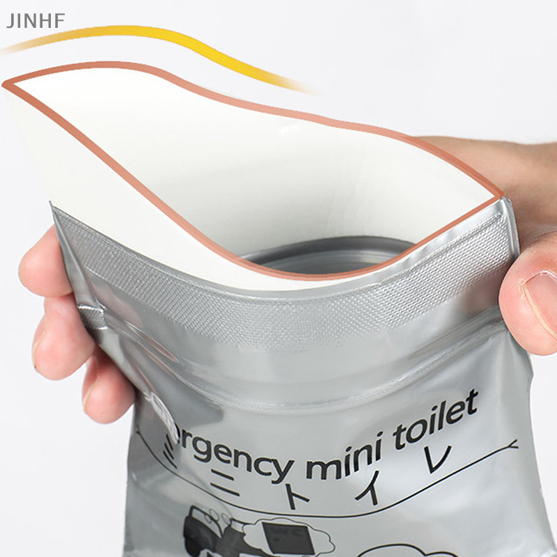 [BestBuyshop ] 700ml Emergency Pee Bag แบบพกพาทิ ้ งปัสสาวะรถอาเจียน Unisex Toilet Bag New Stock