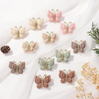 2pcs/set กิ ๊ บติดผมผีเสื ้ อสีสันสดใสสําหรับเด ็ กแฟชั ่ นเลื ่ อมเด ็ กน ่ ารักสาวอุปกรณ ์ เสริมผมขายส ่ ง