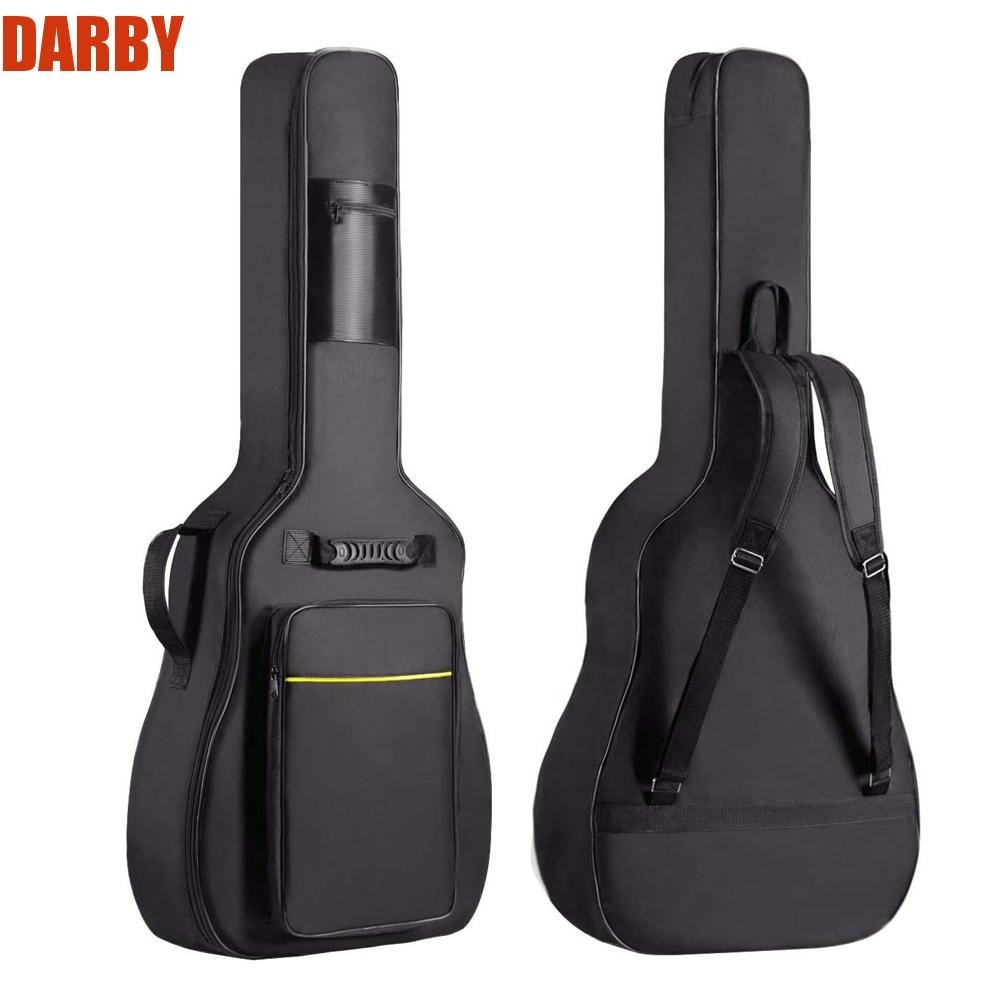 Darby Guitar Bag Soft Black Guitar Case Acoustic Guitar Waterproof with Handle Guitar Backpack