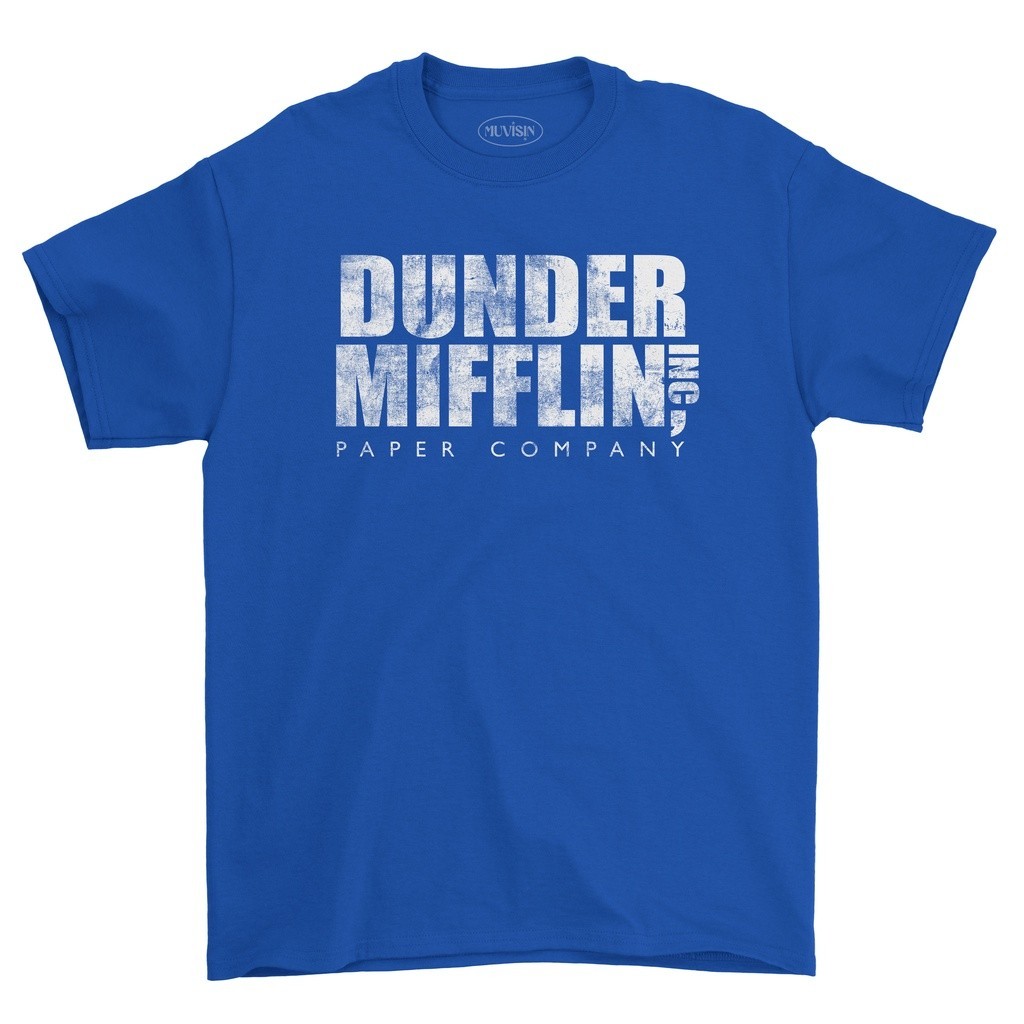 T-Shirtเสื้อยืด พิมพ์ลายภาพยนตร์ The Office Dunder MifflinS-5XL S-5XL