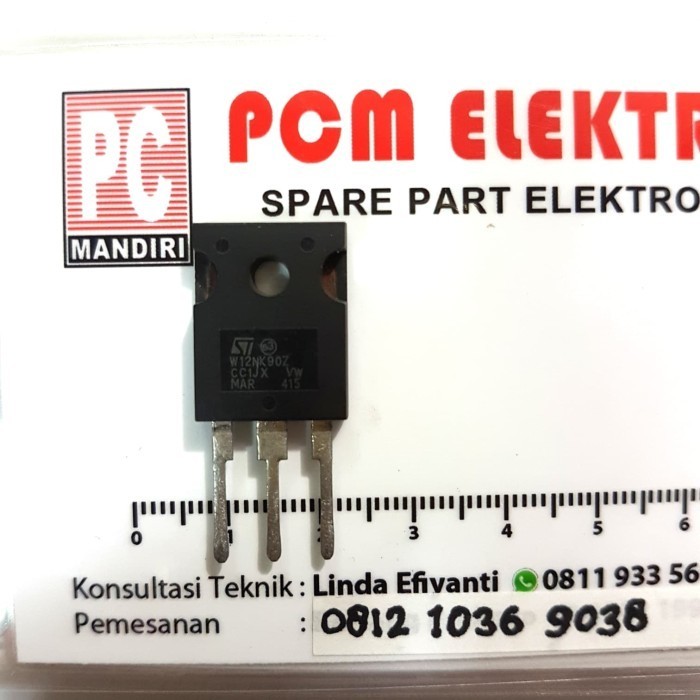 ทรานซิสเตอร์ mosfet 12 NK 90 12NK90 ตัวใหญ่ -oP35