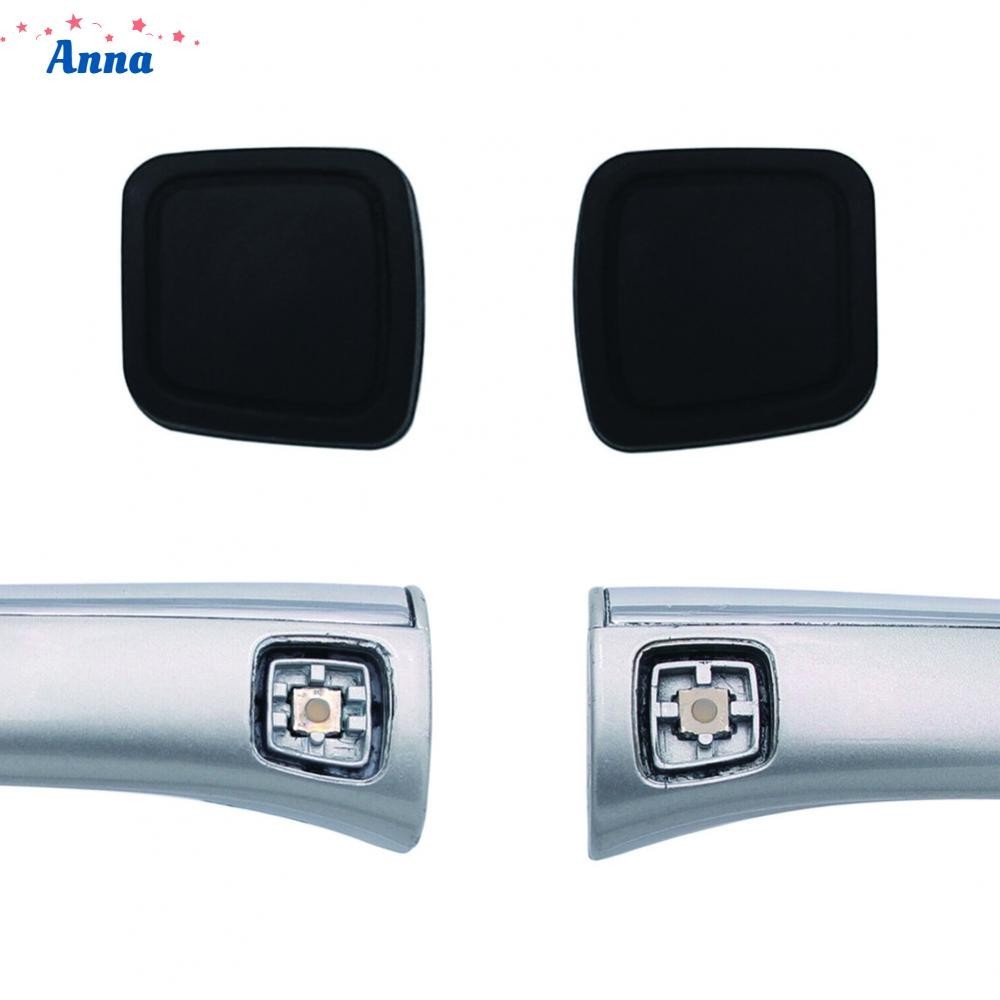 【Anna】Door Handle Button Black Car Accessories Durable Handle Button Switch 2pcs