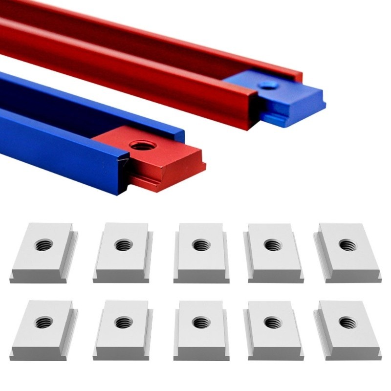 EV T-Slider สําหรับ T-Slot M6 8 อลูมิเนียม T Slot Nut T-Track Slider น็อตเลื่อน