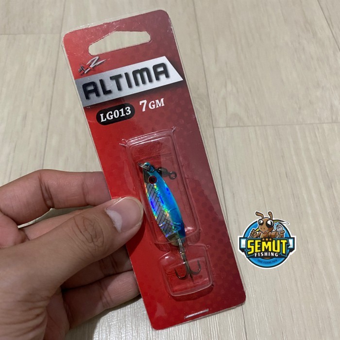 KS526- pipit_id1 BAIT AXZ ALTIMA SPOON 4.5cm 7gram - สีฟ้า