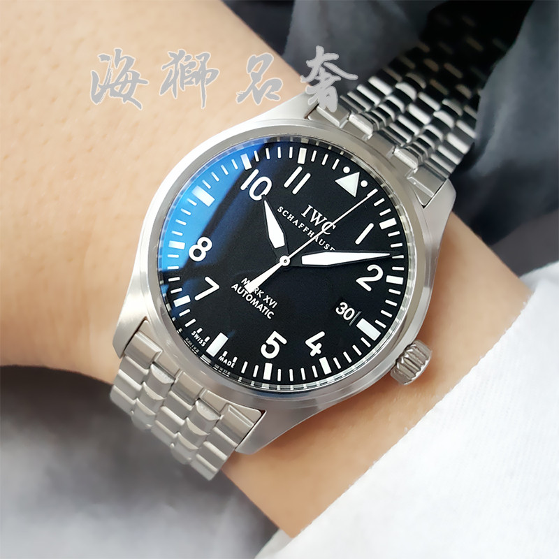 Iwc IWC นาฬิกาผู ้ ชาย Pilot Mark Seventeen Automatic Mechanical Men 's Watch IW325504
