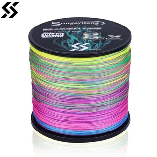 Sougayilang 9 เส ้ นถักสายตกปลา PE 28lb-100lb สายตกปลา (300m/500m/1000m ถักสาย PE ตกปลาลวด
