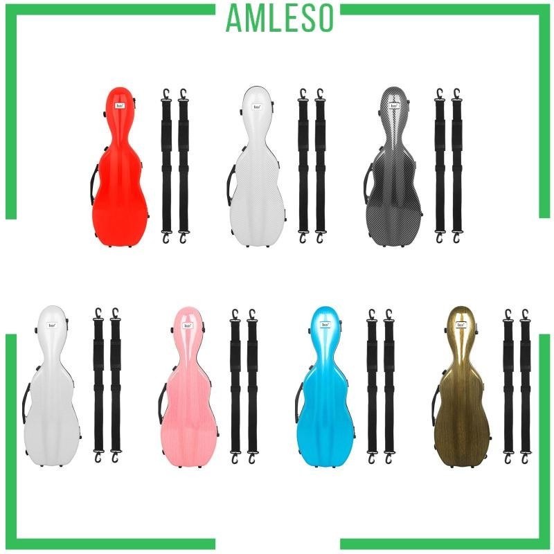 [ Amleso ] Violin Hard Case Portable Violin Carrying Bag Violin Storage in
