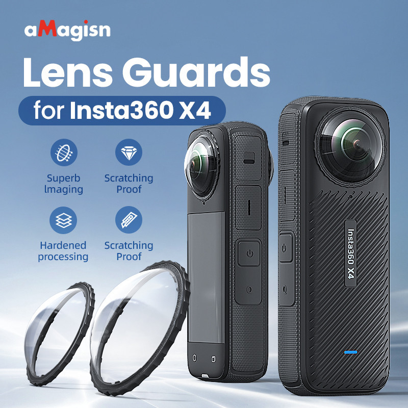 สําหรับตัวป ้ องกันเลนส ์ Insta360 X4 อุปกรณ ์ เสริมกล ้ องกีฬา