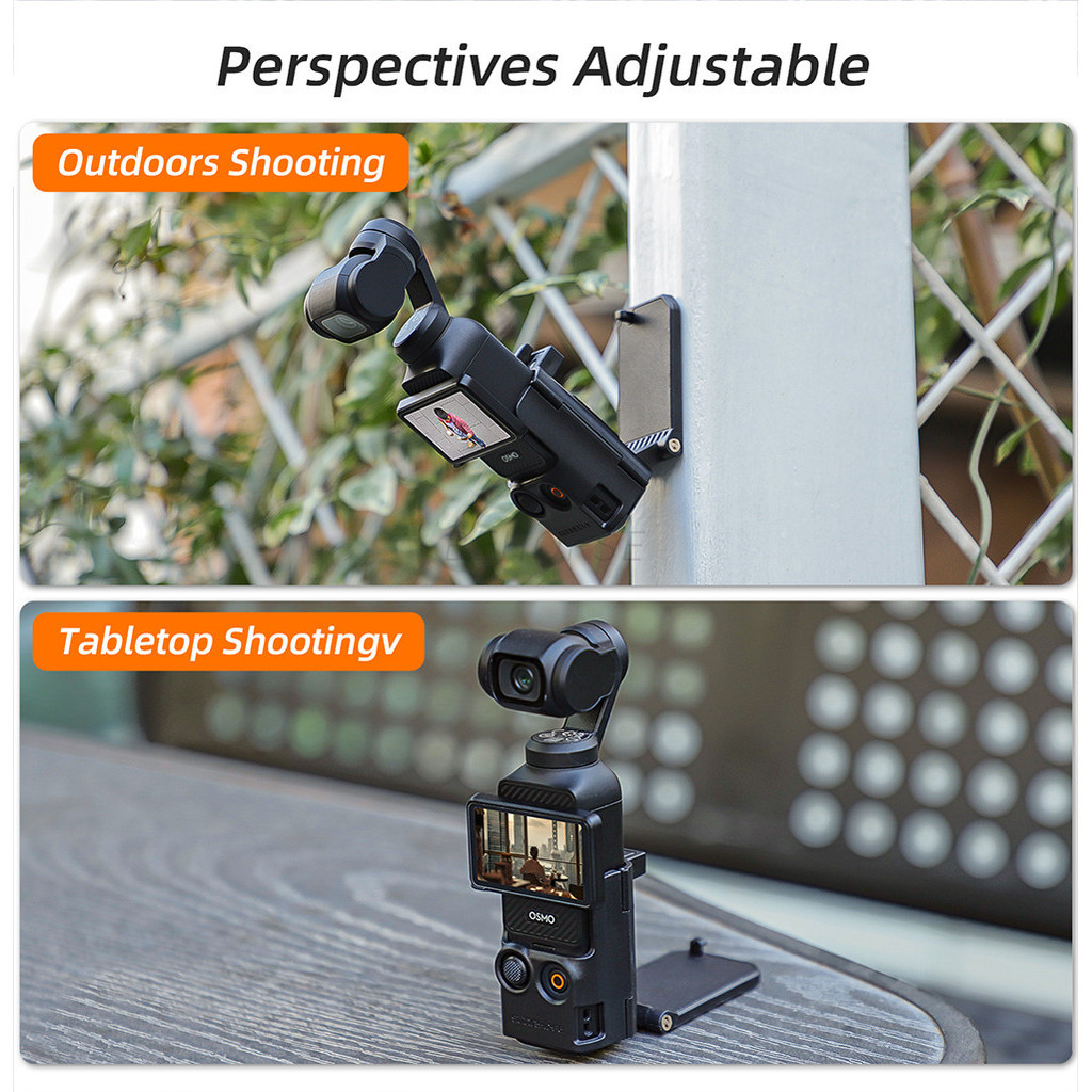 Magnetic Mount สําหรับ DJI Osmo Pocket 3 ฐานวงเล็บปรับได้ Vlog การถ่ายภาพกลางแจ้ง/โต๊ะสําหรับ DJI Pocket 3 อุปกรณ์เสริมสําหรับกล้อง