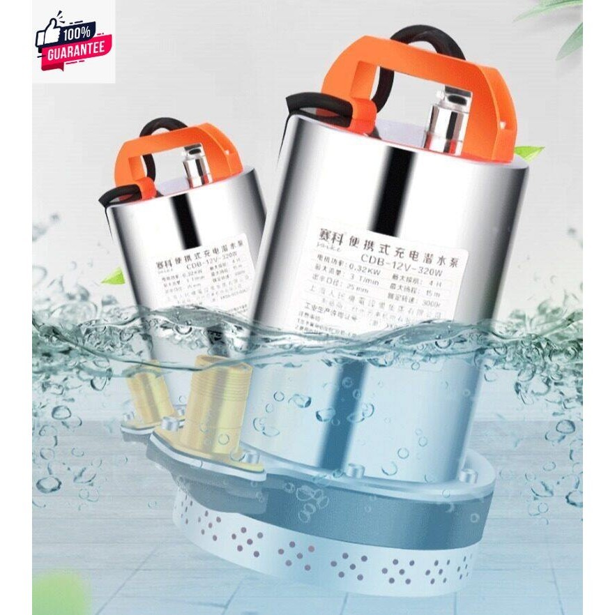 ปั๊ม DC 12V/24V สามารถเชื่อมต่อโดยตรงกัแผงโซลาร์เซลล์ 18V180W สามารถใช้กัแตเตอรี่ 12V/24V ได้ ปั้มน้