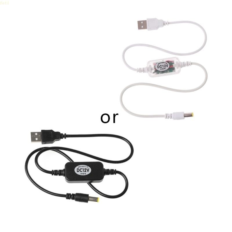Feti USB Power Boost line สําหรับ DC 5V สําหรับ DC 12v Step UP โมดูล USB Converter Adapte