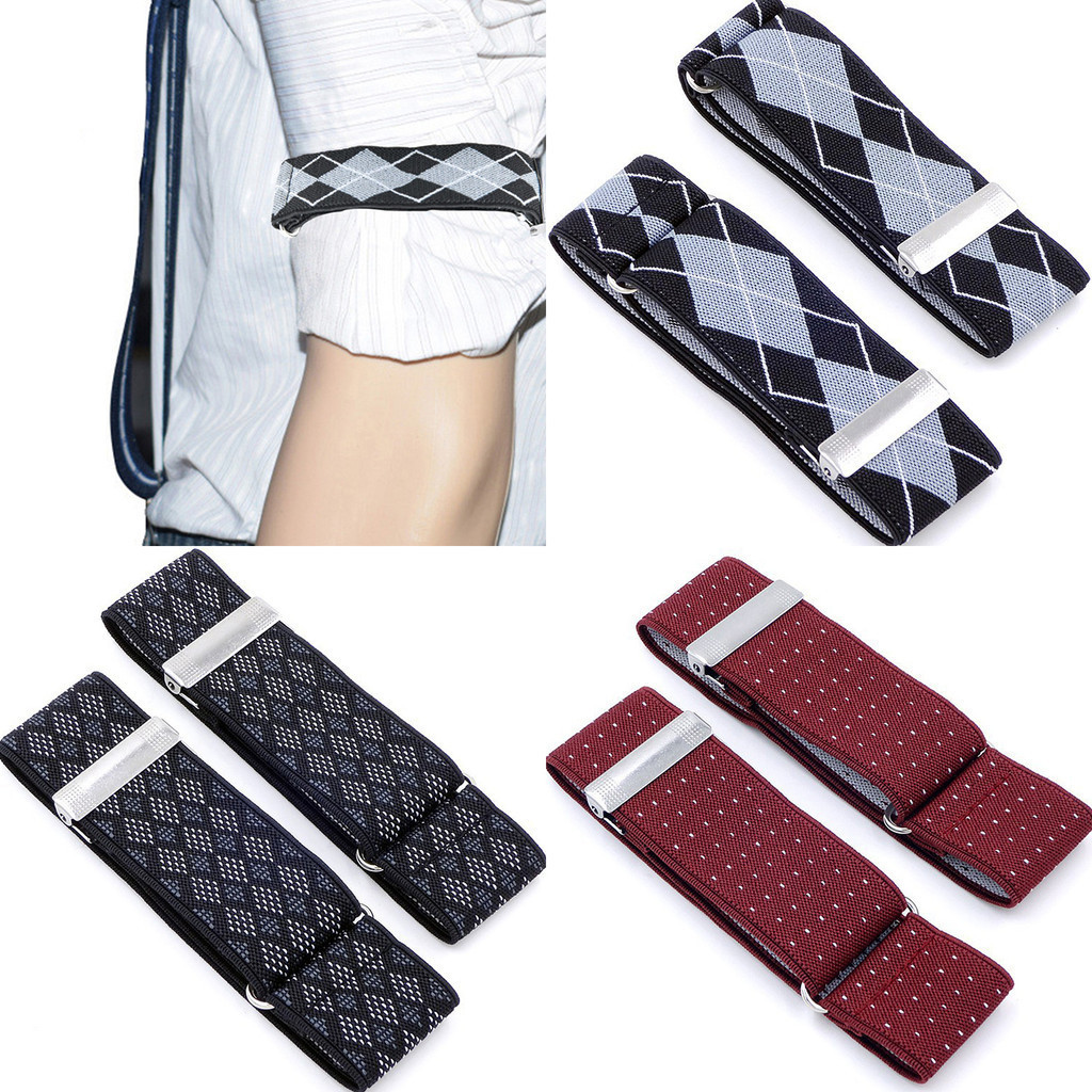 1 คู่ Anti-slip Arm Cuffs Bands สายรัดแขนผู้ถือผู้ชาย