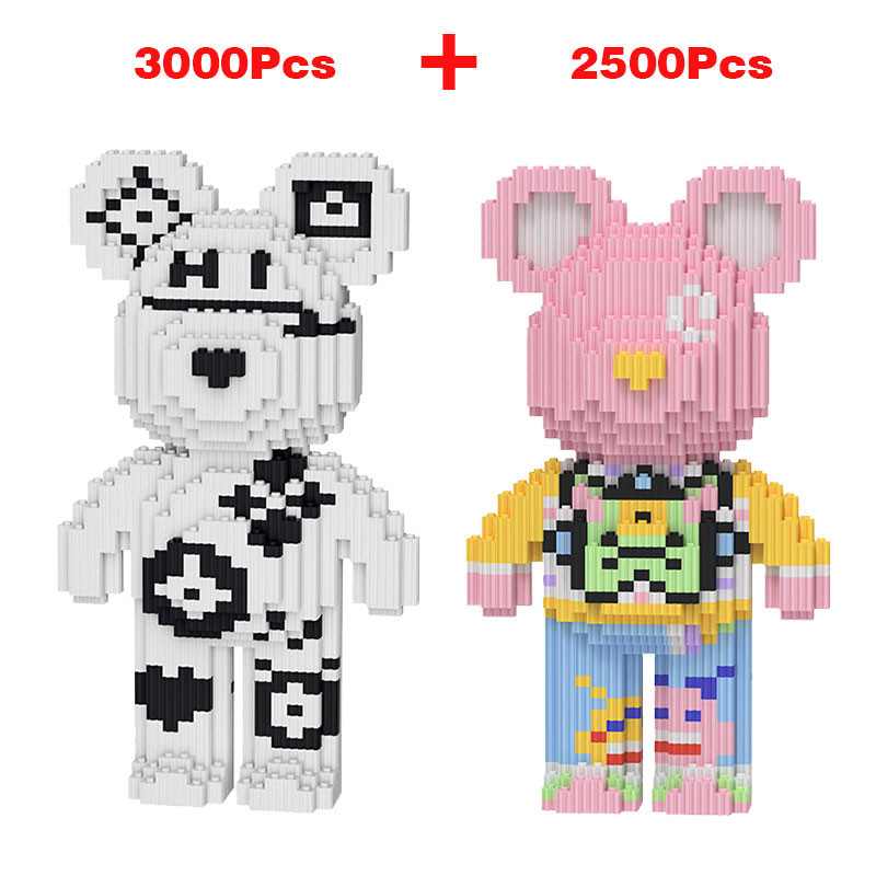 พร้อมส่ง!!!1ชุดมี2ชิ้น ซื้อหนึ่งรับฟรี ขนาดใหญ่ บล็อกตัวต่อ บล็อกอาคาร3D 30CM หมีรุนแรง บล็อกตัวต่อเลโก้ ของเล่นเด็ก - รูปที่ 7