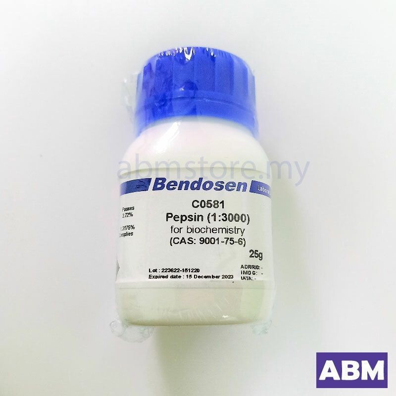 Pepsin 1:3000 / 1:10,000 สําหรับ Biochemistry, Bendosen CAS No 9001-75-6