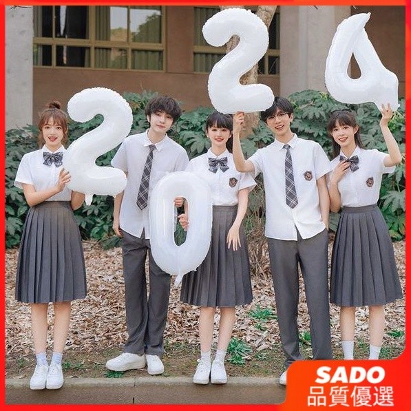 [ Sado ] Preppy สไตล ์ มัธยมปลายชุดนักเรียนหญิงชุดนักเรียนชุดนักเรียนฤดูกาลรับปริญญาเกมนักร ้ องประสานเสียงมัธยมต ้ น