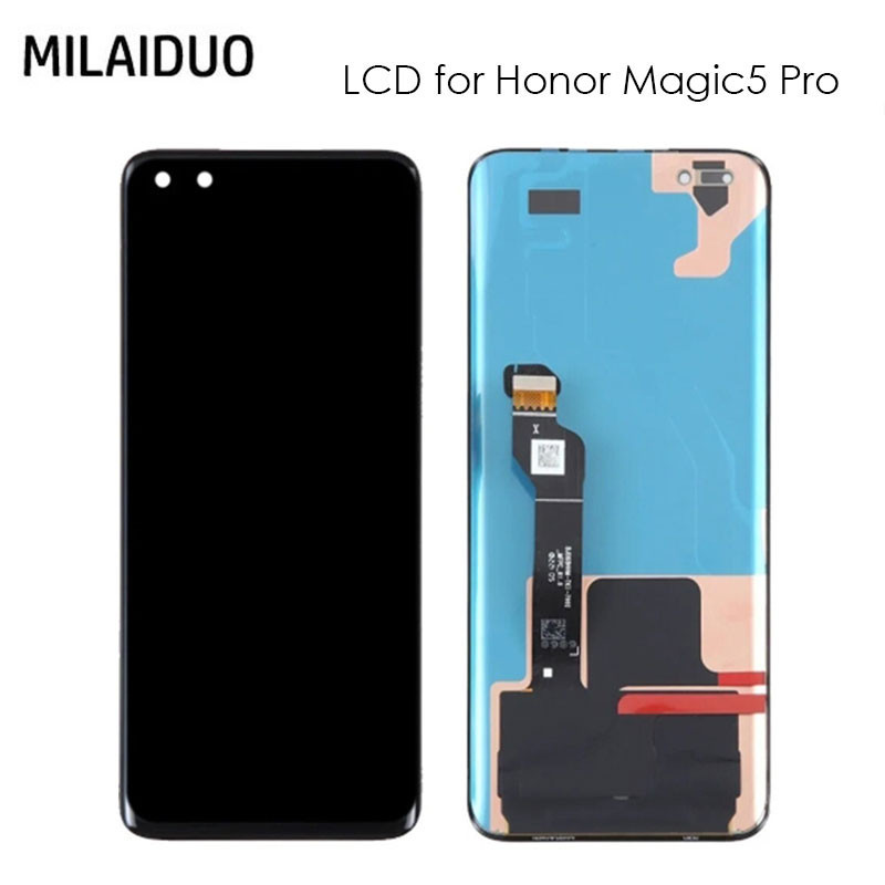 Original 6.81 "สําหรับ Huawei Honor Magic 5 Pro PGT-AN10 PGT-N19 LCD/Magic 5 จอแสดงผล LCD Touch Screen Digitizer Assembly