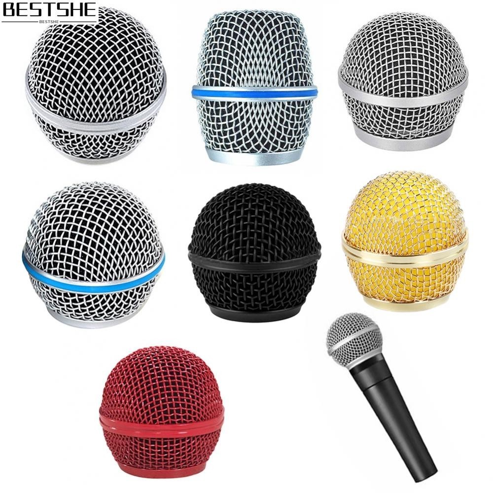 {bestshe}Enhance Your Mic's Performance with a Steel Replacement Mesh Head For Shure Beta