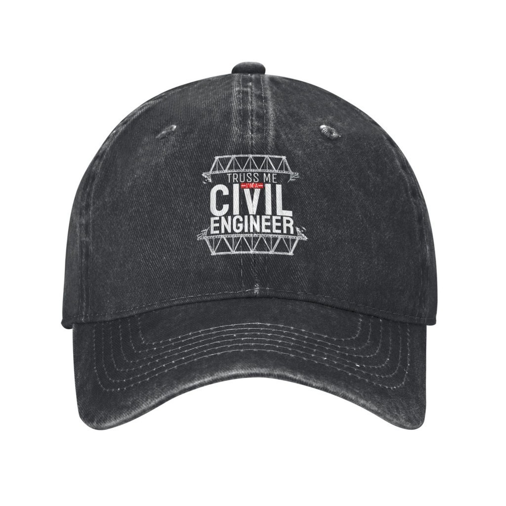 Truss Me I 'M A Civil Engineer Pun Engineering Engineer Cool Graphics Casual Cowboy Hat