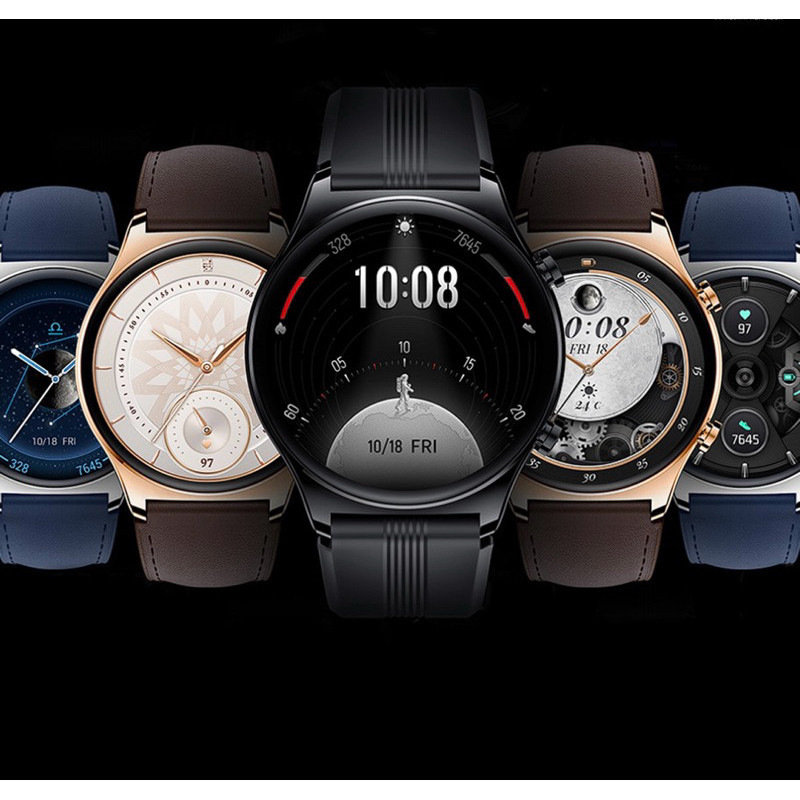 HONOR Watch GS 3 สมาร์ทวอทช์ มีGPS ในตัว ดีไซน์พรีเมี่ยม หน้าจอ AMOLED วงกลมขอบโค้ง3D รับสายสนทนาได้ รับประกันศูนย์ 1ปี