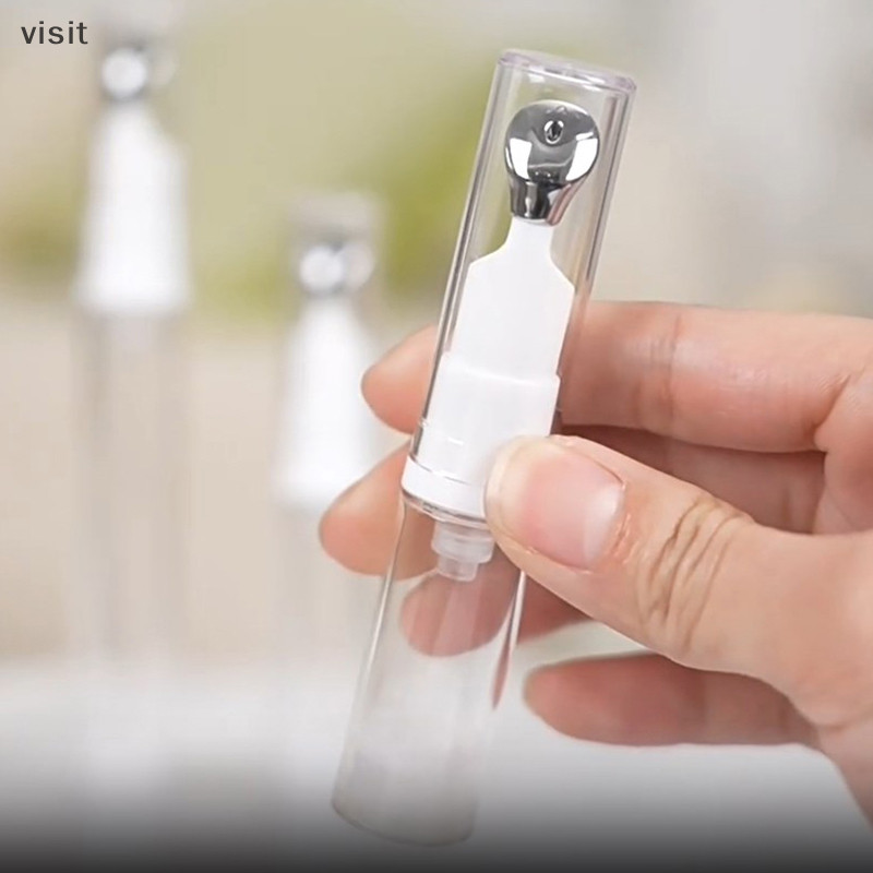 [VI ] 10/15ml คอนเทนเนอร ์ เครื ่ องสําอางเปล ่ าสําหรับครีมบํารุงรอบดวงตานวด Essential ขวดรีฟิลลิปบาล ์ มโลหะด ้ านบนหลอดนุ ่ ม TH