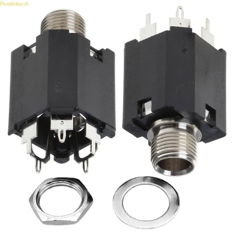 Doublebuy 1PC 2PCS 5PCS 6 35MM ไมโครโฟนซ็อกเก็ตหญิง 50V 0 5A (VA) แจ็ค