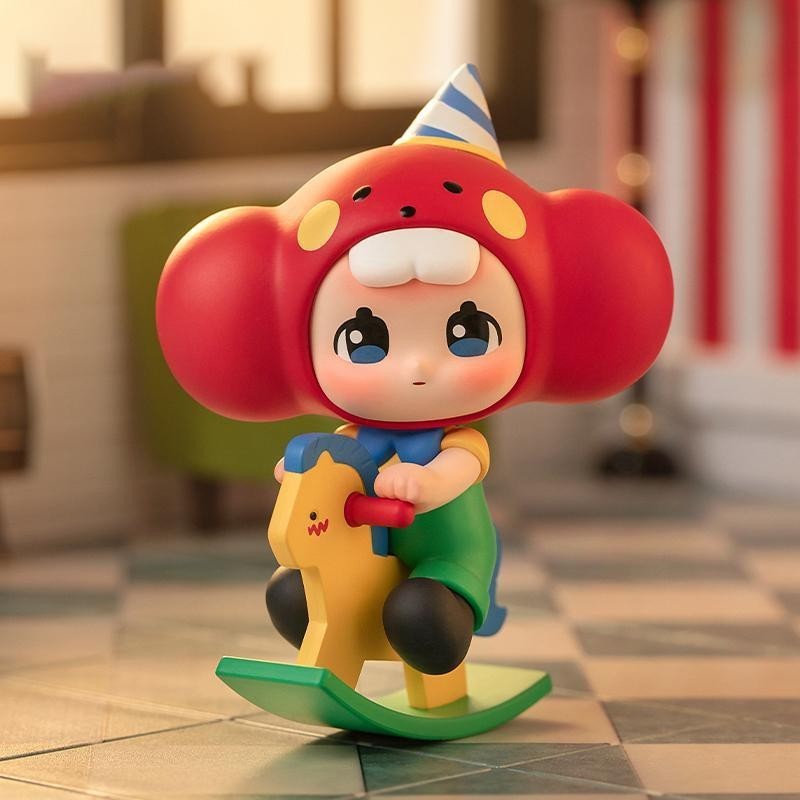 Susumi Magic Cabin Series Pop Mart รูปกล่องปริศนาน่ารักอินเทรนด์การ์ตูนของเล่นเครื่องประดับกล่องสดใส