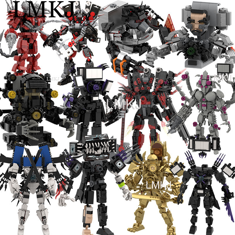 Moc Skibidi ห้องน้ํา Lego Titan Tvman/Golden Titan นาฬิกา man/Titan Audio man/Titan กล้อง man G Toil