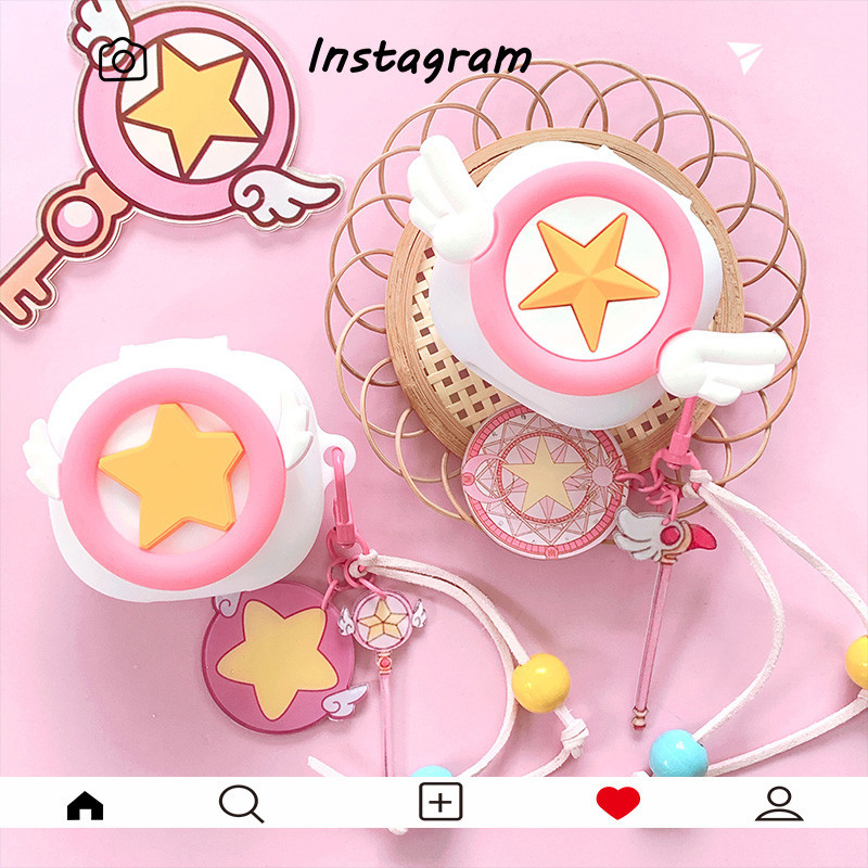 สําหรับ Anker Soundcore P40i กรณีการ ์ ตูน Sailor Moon พวงกุญแจจี ้ Anker Soundcore R50i/P25i ซิลิโค