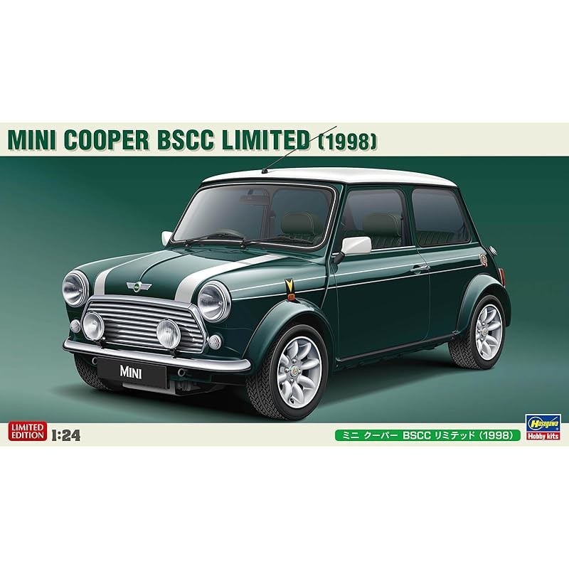 Hasegawa 1/24 Mini Cooper BSCC Limited 1998 Plastic Model 20694