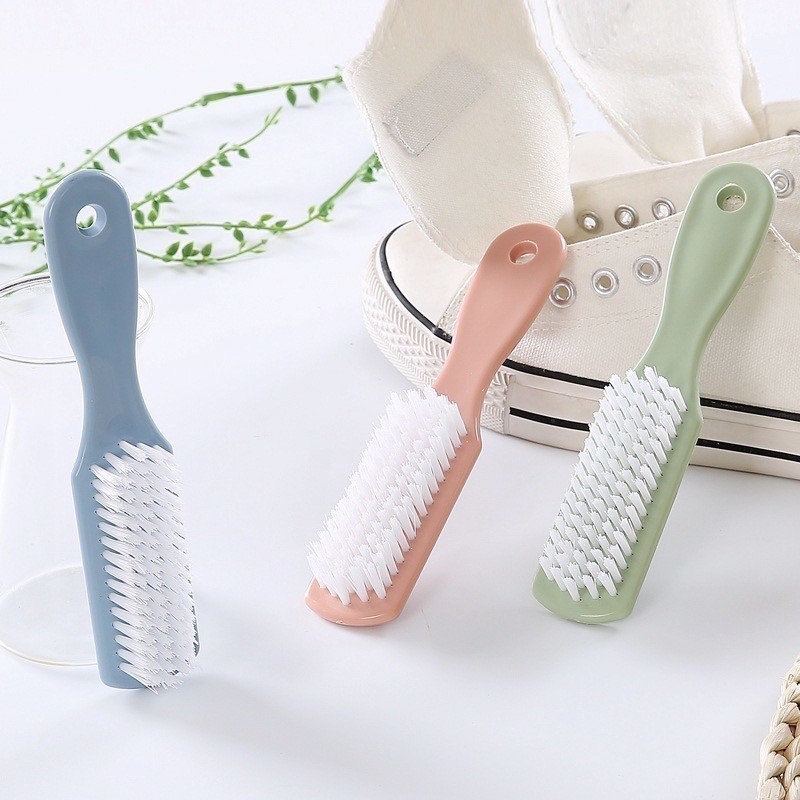 CF HOME1PCS,5PCSแปรงทำความสะอาด แปรงขัดรองเท้า คละสีการจัดส่งแบบสุ่ม