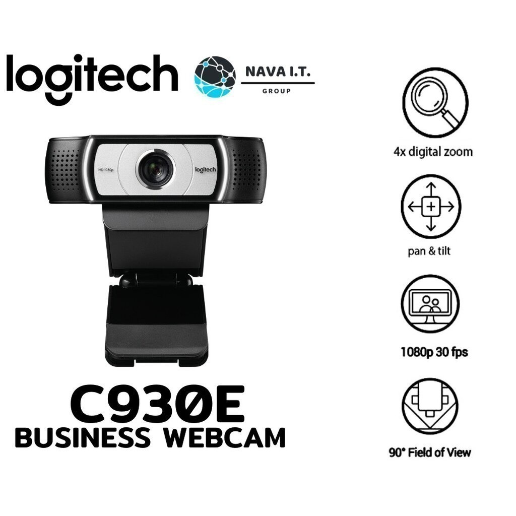 มีส่งด่วน LOGITECH C930E 1080P HD BUSINESS WEBCAM (เว็บแคม กล้องติดคอม) รับประกันศูนย์ 3 ปี