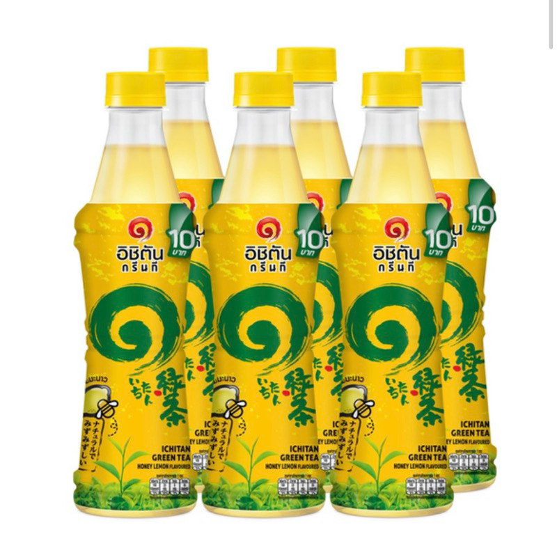 อิชิตัน ชาเขียว รสน้ำผึ้งมะนาว 280 มล. 6 ขวด