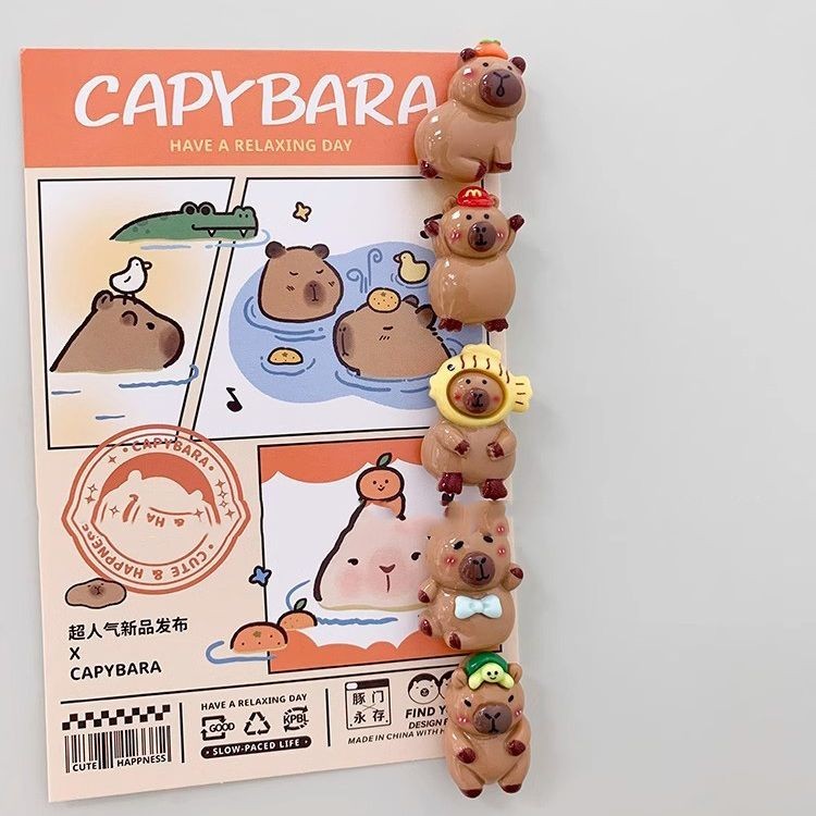 การ์ตูนน่ารัก Capybala แม่เหล็กติดตู้เย็น