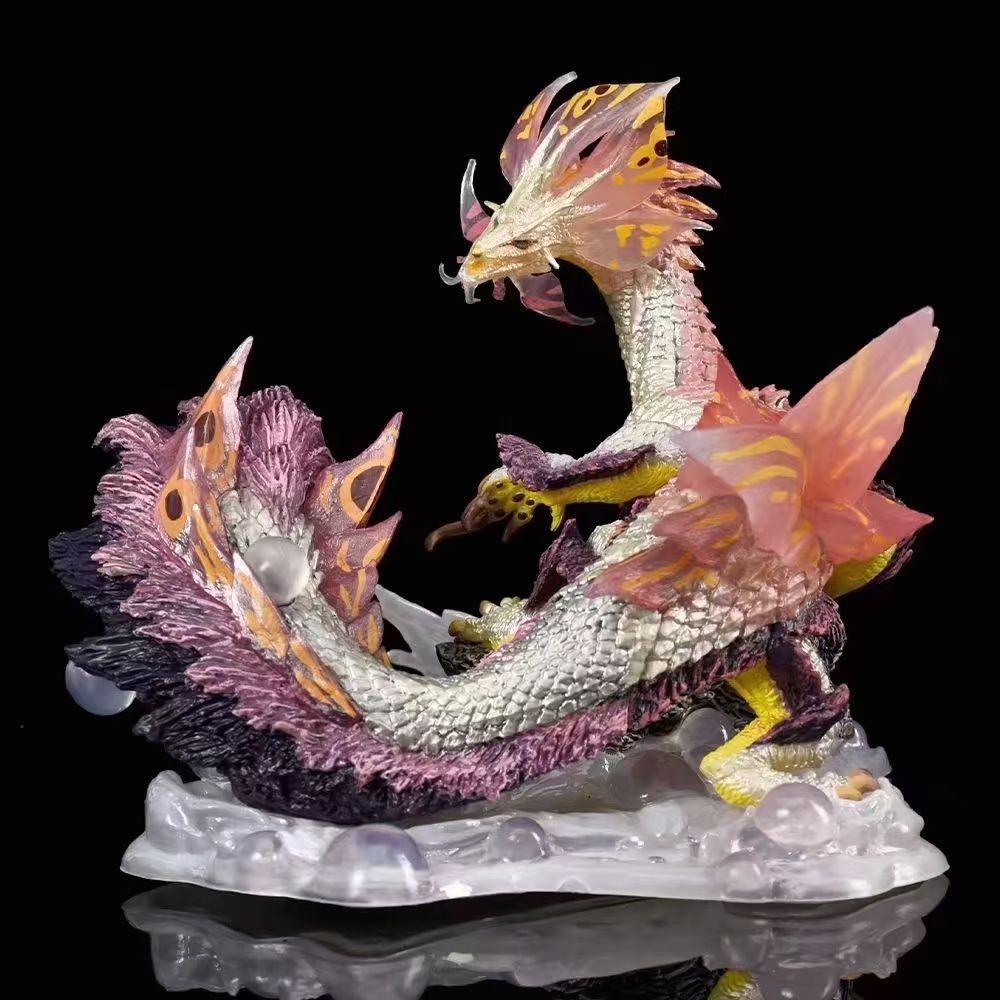 Monster hunter: Rise Mizutsune Figure Desktop ornaments 1/85 H14cm CFB MHW Figure